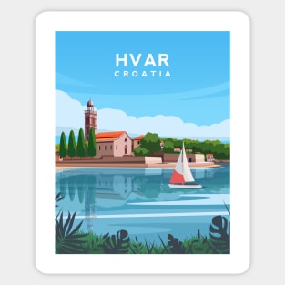 Hvar Island, Croatia Sticker
